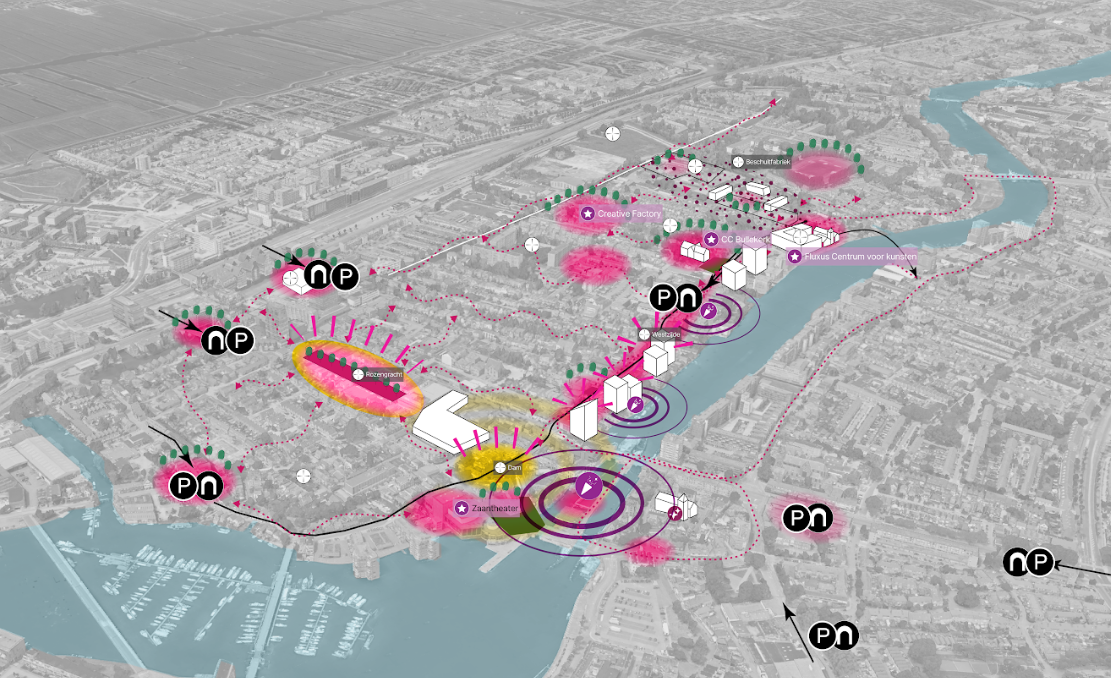 Toekomstbeeld Zaandam Centrum 2040
